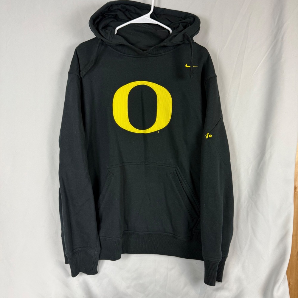 Nike‎ Oregon Ducks Hoodie Mens Medium Heavyweight Pullover College Sweatshirt